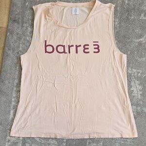Barre3 Women's Cream Muscle Tee